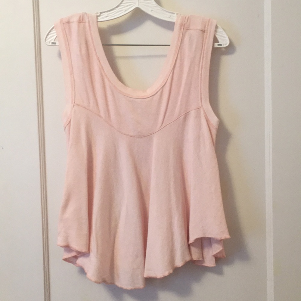 Pink Cotton Free People Shirt
